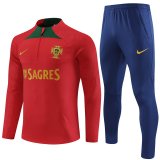 Portugal Red Training Suit Mens 2024