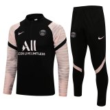PSG Black - Pink Traning Suit Mens 2021/22