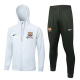 Barcelona Light Grey Training Jacket + Pants Mens 2023/24 #Hoodie