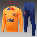 Barcelona Orange Training Suit Kids 2022/23