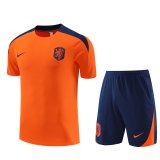 Netherlands Orange Training Jersey + Short Mens 2024