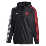 2020/2021 Manchester United Hoodie All Weather Windrunner Jacket Black Mens