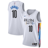 Brooklyn Nets White Swingman Jersey (City) Mens 2022/23 Ben Simmons - 10