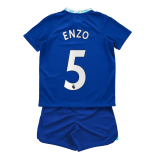 Chelsea Home Jersey + Short Kids 2022/23 #ENZO #5