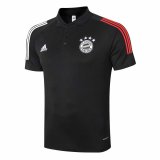 2020/2021 Bayern Munich Soccer Polo Jersey Black - Mens