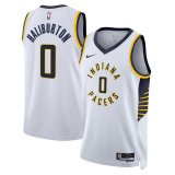 Indiana Pacers White Swingman Jersey - Association Edition Mens 2024 #SIAKAM - 43
