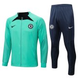 Chelsea Green Training Jacket + Pants Mens 2022/23