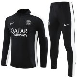 PSG Black Training Suit Mens 2023/24