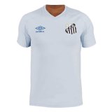 2020/2021 Santos FC Light Blue Warming Up Soccer Training Jersey Men's