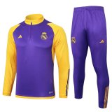 Real Madrid Purple Training Suit Mens 2023/24