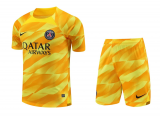PSG Goalkeeper Yellow Jersey + Short Mens 2023/24
