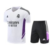 Real Madrid White Jersey + Short Mens 2022/23