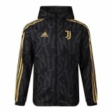 Juventus Black All Weather Windrunner Jacket Mens 2021/22