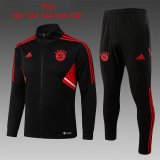 Bayern Munich Black Training Suit Jacket + Pants Kids 2022/23
