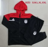 2020/2021 Bayern Munich Black Training Suit Jacket + Pants - Hoodie