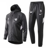 2020/2021 Indiana Pacers Grey Training Suit Jacket + Pants - Hoodie