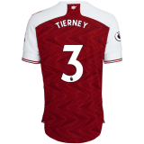 2020/2021 Arsenal Home Red Men's Soccer Jersey TIERNEY #3