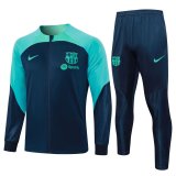 Barcelona Royal - Green Training Jacket + Pants Mens 2023/24