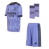 Real Madrid Away Jersey + Short + Socks Kids 2022/23