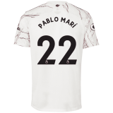 2020/2021 Arsenal Away White Men's Soccer Jersey PABLO MAR? #22