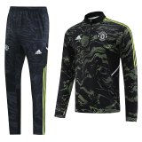 Manchester United Dark Green Training Suit Mens 2022/23
