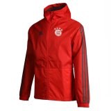 2020/2021 Bayern Munich Hoodie All Weather Windrunner Jacket Red Mens