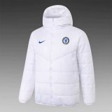 2020/2021 Chelsea White Soccer Winter Jacket Men's