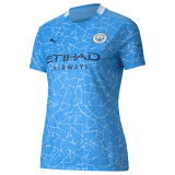 2020/2021 Manchester City Home Light Blue Women Soccer Jersey Shirt
