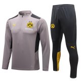 Borussia Dortmund Light Grey Training Suit Mens 2021/22
