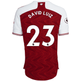 2020/2021 Arsenal Home Red Men's Soccer Jersey DAVID LUIZ #23