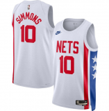 Brooklyn Nets White Swingman Jersey (Classic) Mens 2022/23 Ben Simmons - 10