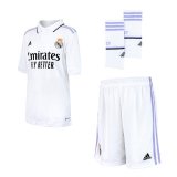 Real Madrid Home Jersey + Short + Socks Kids 2022/23