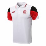 AC Milan White Polo Jersey Mens 2021/22