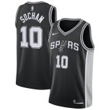 San Antonio Spurs Black Swingman Jersey Icon Edition Mens 2022/23 #SOCHAN - 10
