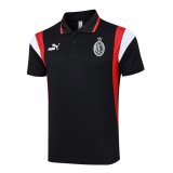 AC Milan Black III Polo Jersey Mens 2023/24