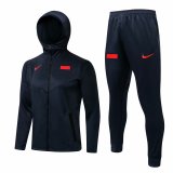 France Hoodie Roayl Training Suit (Jacket + Pants) Mens 2021/22