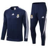 Real Madrid Crew Neck Navy Training Suit Mens 2021/22