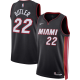 Miami Heat Black Swingman Jersey (Icon) Mens 2022/23 Jimmy Butler - 22