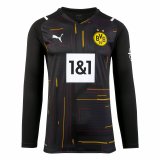 Borussia Dortmund Goalkeeper Black Long Sleeve Mens Jersey 2021/22