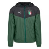 Italy Hoodie Green All Weather Windrunner Jacket Mens 2022