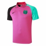 2020/2021 Barcelona Soccer Polo Jersey Pink BG - Mens
