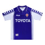 1999-2000 Fiorentina Retro Home Purple Men Soccer Jersey Shirt