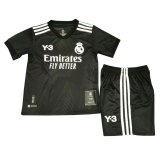 Real Madrid Y-3 120th Anniversary Black Jersey + Short Kids 2022/23