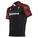 Wales 7ers Away Black Rugby Jersey Mens 2020/21