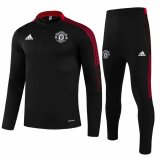 Manchester United Black - Red Training Suit Mens 2021/22