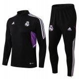 Real Madrid Black Training Kit Mens 2022/23