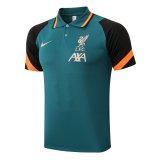 Liverpool Green Polo Jersey Mens 2021/22