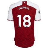 2020/2021 Arsenal Home Red Men's Soccer Jersey THOMAS #18