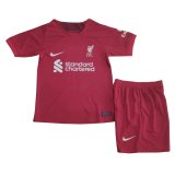 Liverpool Home Kids Jersey + Short 2022/23