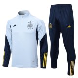 Spain Light Blue Training Suit Mens 2022